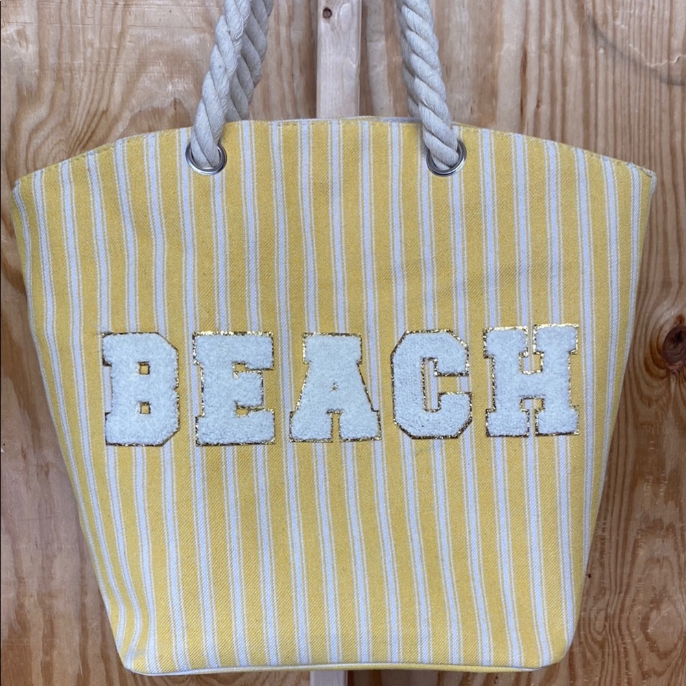 Beach Bag tote large with rope handle
